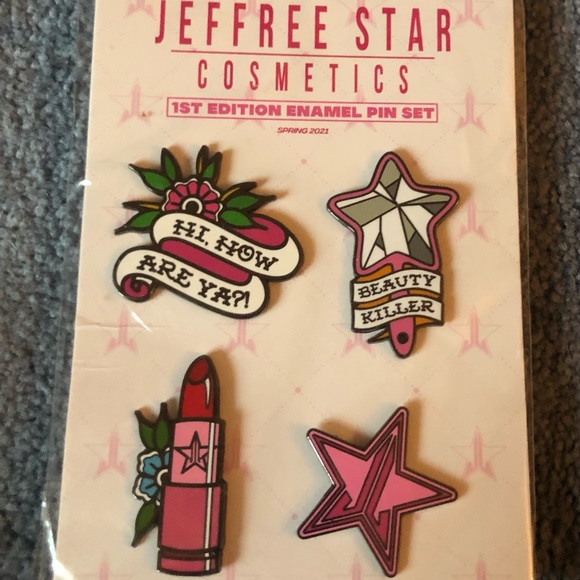 Jeffree Star Cosmetics 1st Edition Enamel Pins - Picture 1 of 1